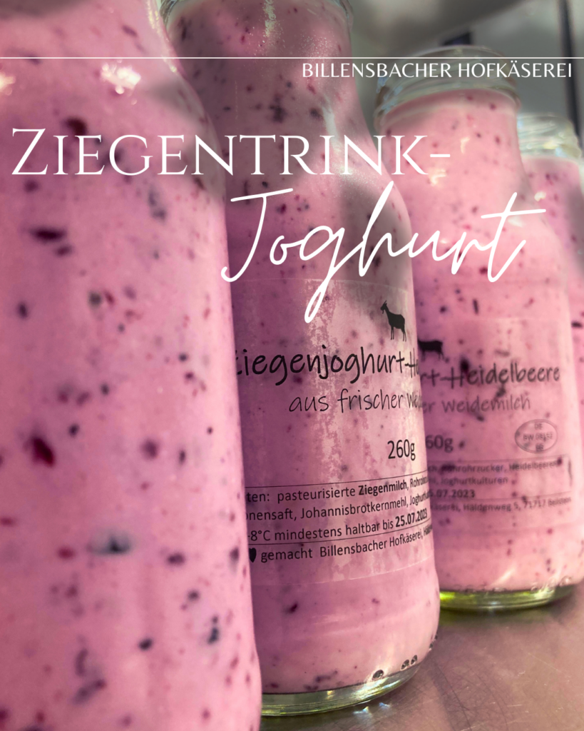 Ziegentrink- Joghurt