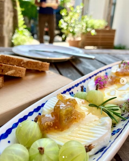 Ziegenfrischkäsetaler